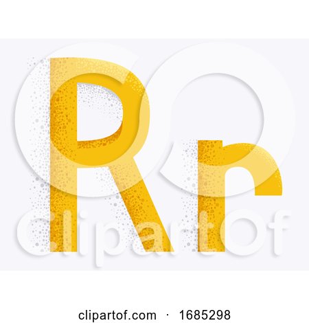 Letter Alphabet R Illustration by BNP Design Studio