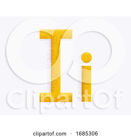 Letter Alphabet I Illustration by BNP Design Studio