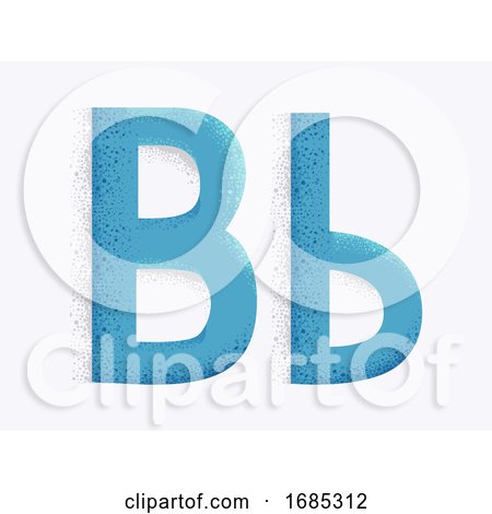 Letter Alphabet B Illustration by BNP Design Studio