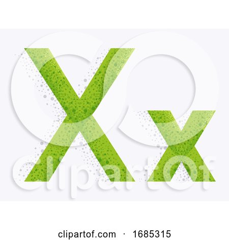 Letter Alphabet X Illustration by BNP Design Studio