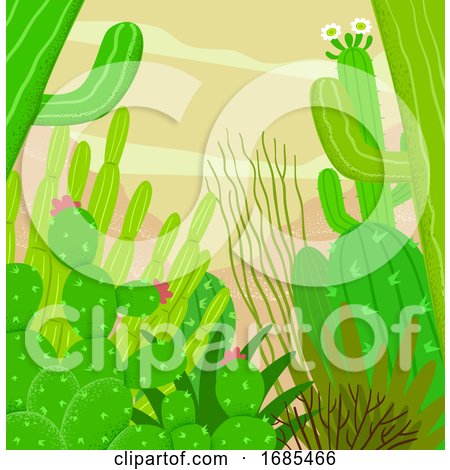 Desert Cactus Illustration by BNP Design Studio