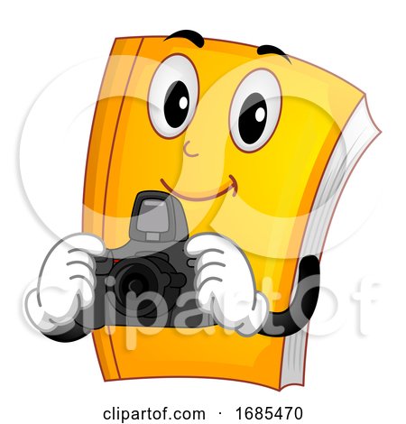 Mascot Book Camera Illustration by BNP Design Studio