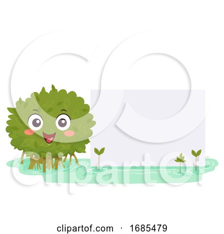 Mangrove Mascot Board Illustration by BNP Design Studio