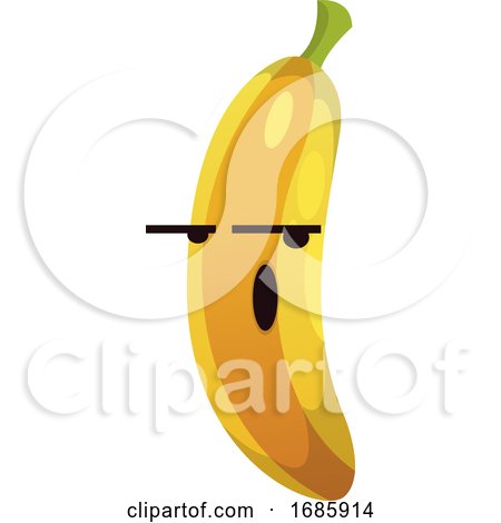 Banana Not in the Mood Illustration by Morphart Creations