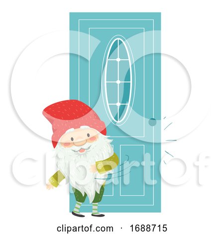 Iceland Yule Lad Door Slammer Illustration by BNP Design Studio