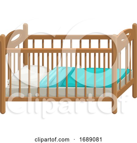 Baby Crib by Vector Tradition SM