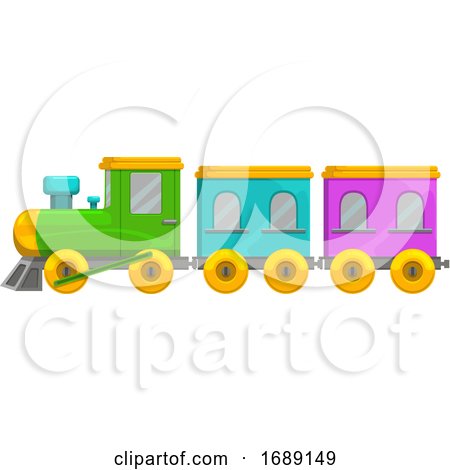 Toy Train by Vector Tradition SM