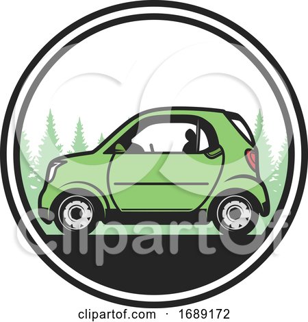 Green Car by Vector Tradition SM