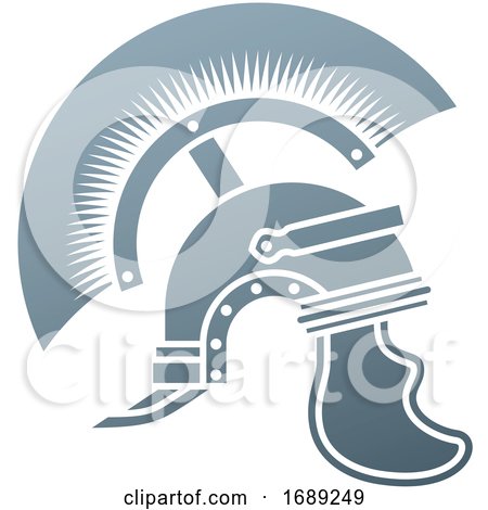 Roman Centurion Helmet Concept by AtStockIllustration