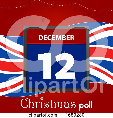 British Christmas Poll Date Background by elaineitalia