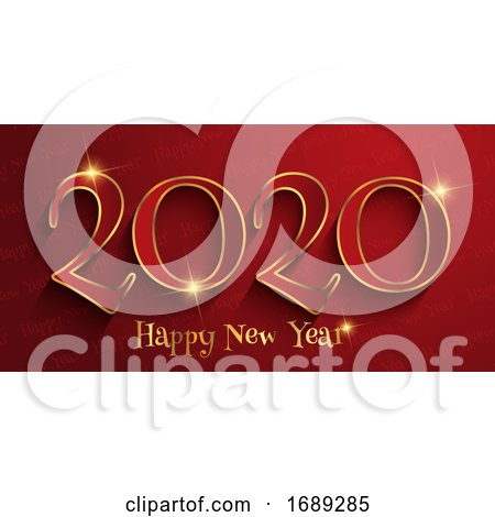 Happy New Year Banner Design by KJ Pargeter