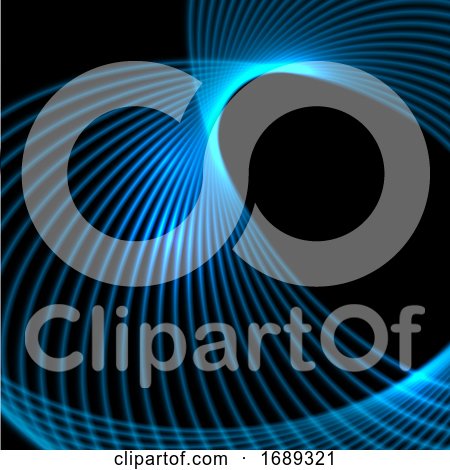 Abstract Glowing Lines Design by KJ Pargeter