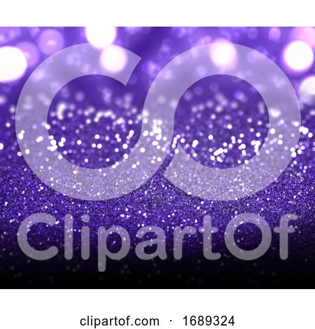 Christmas Background of Purple Glitter and Bokeh Lights by KJ Pargeter