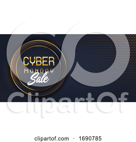 Modern Cyber Monday Sale Banner by KJ Pargeter