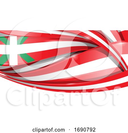 Baschi Ribbon Flag Background by Domenico Condello