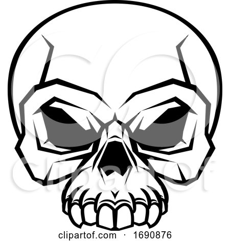 Skull Design by AtStockIllustration