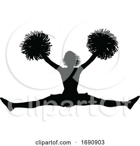 cheer silhouette