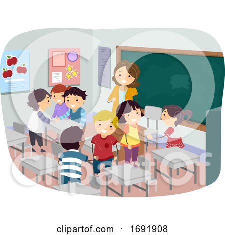 Kids Class Introduction Illustration by BNP Design Studio