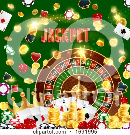 Casino Jackpot Background by Vector Tradition SM