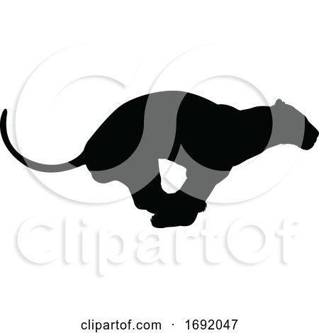 Lions Silhouette by AtStockIllustration