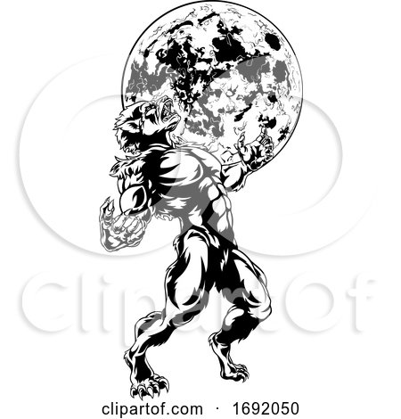Werewolf Monster by AtStockIllustration
