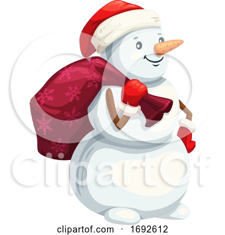 Santa Snowman by Vector Tradition SM