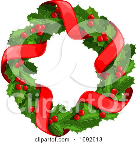 Christmas Wreath by Vector Tradition SM