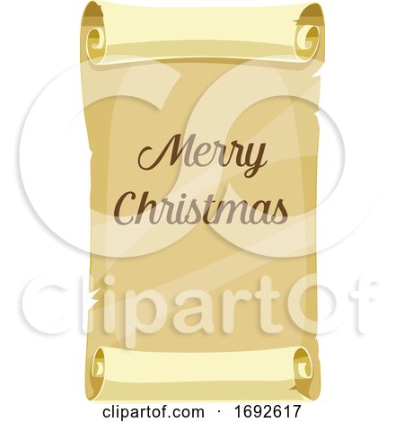 Merry Christmas Scroll by Vector Tradition SM