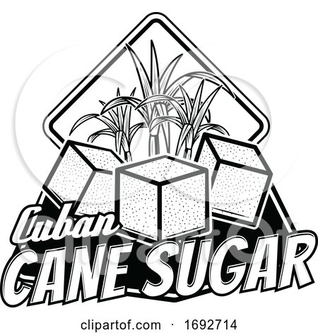 Cane Sugar and Cubes by Vector Tradition SM