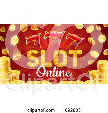 Lucky Sevens, Casino Online Slot Board, Gold Coins by Vector Tradition SM