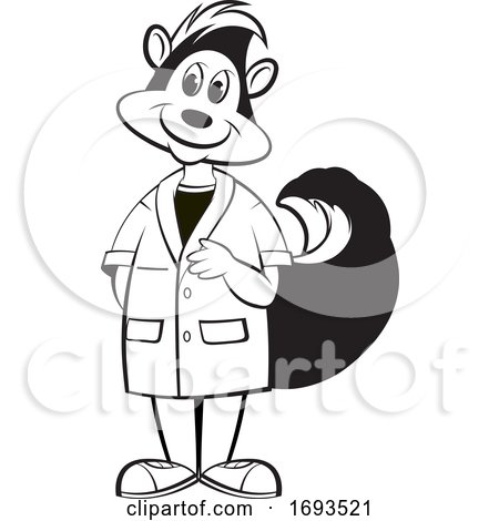 Scientist Skunk by Lal Perera