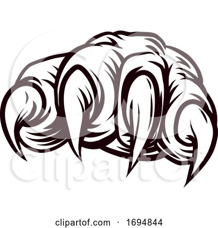Claw Monster Animal Talon Paw Hand by AtStockIllustration