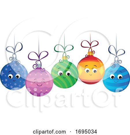 Christmas Ornament Bauble Characters by visekart