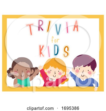 Kids Word Trivia Illustration by BNP Design Studio