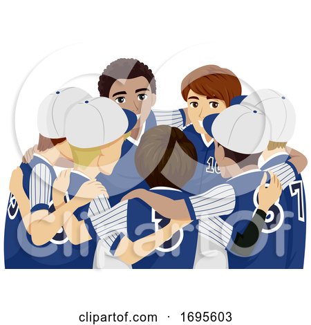 Teens Boys Sports Club Baseball Illustration by BNP Design Studio
