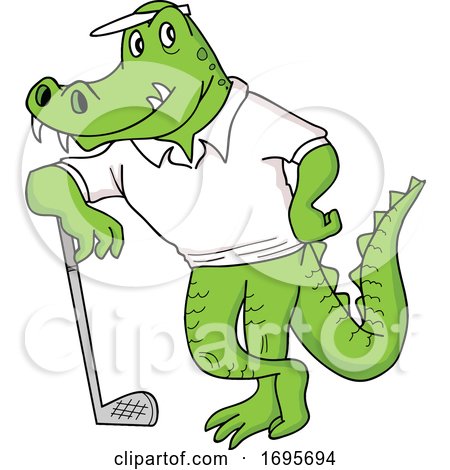 Cartoon Alligator 