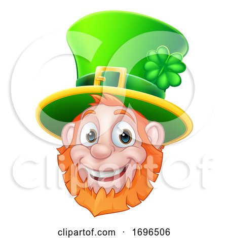 St Patricks Day Leprechaun Cartoon by AtStockIllustration