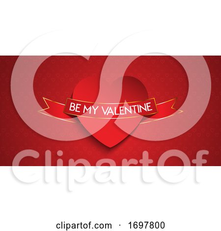 Elegant Valentines Day Banner Design by KJ Pargeter