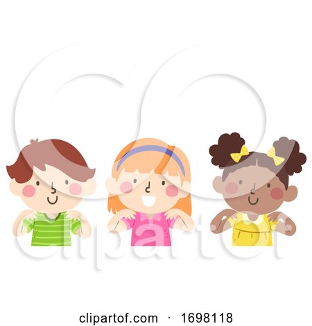 Kids Put Hands on Your Shoulder Illustration by BNP Design Studio