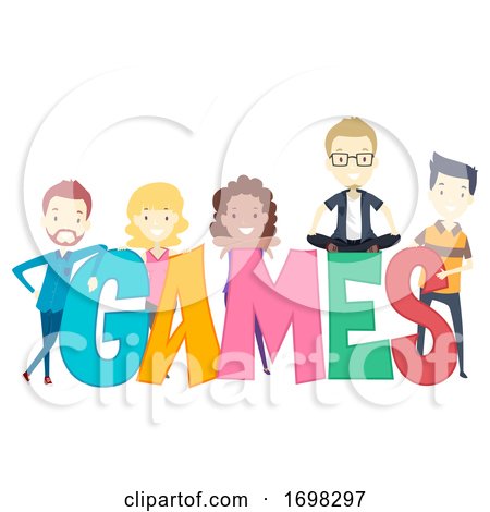 People Adult Games Illustration by BNP Design Studio