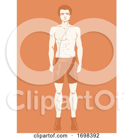 Man Model Illustration by BNP Design Studio