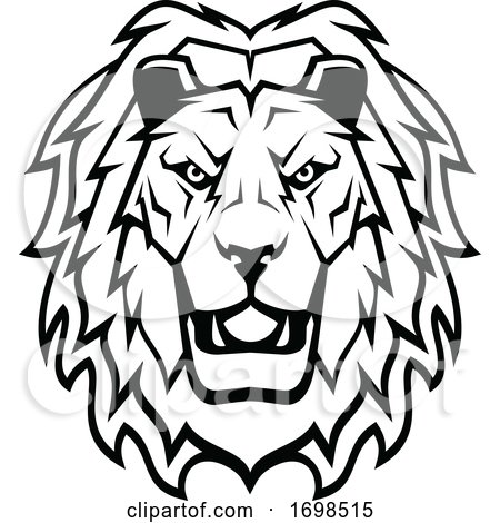 Tough Lion Mascot by Vector Tradition SM
