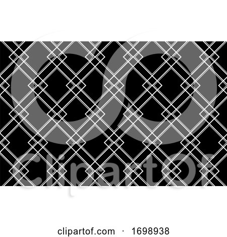 Black and White Diamond Pattern Background by KJ Pargeter