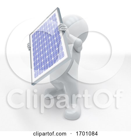 3D Morph Man with Solar Panel by KJ Pargeter