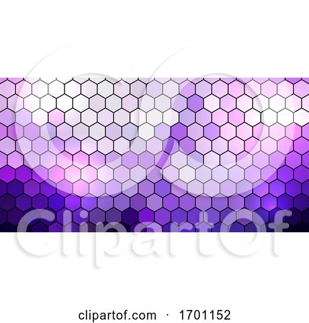 Banner Design with Hexagonal Pattern by KJ Pargeter