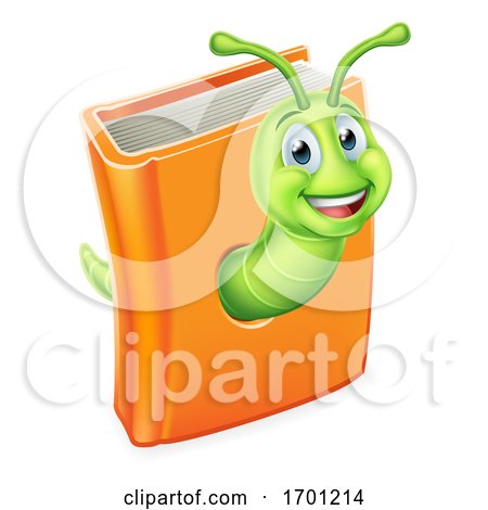 Book Bookworm Caterpillar Worm by AtStockIllustration