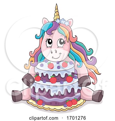 Birthday Unicorn by visekart