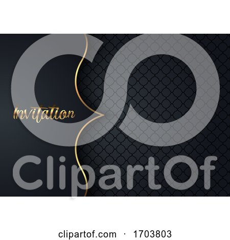 Elegant Invitation Design Background by KJ Pargeter