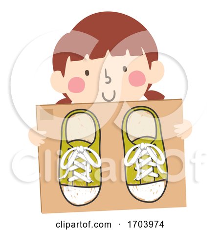 Kid Girl Shoe Lace Tying Practice Board Illustration by BNP Design Studio