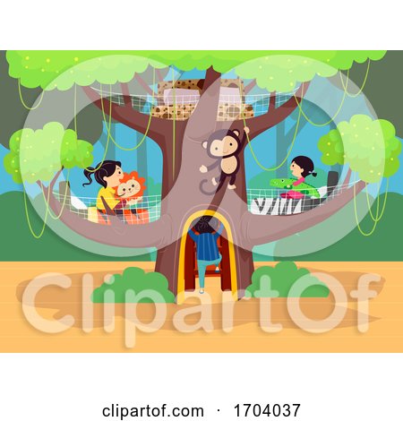 Stickman Kids Room Jungle Theme Illustration by BNP Design Studio